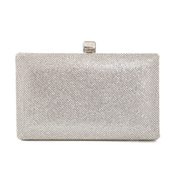 Τσάντα φάκελος clutch JH2221 - Ασημί