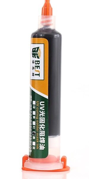 BEST PCB Repairing UV Solder mask ink BST-UVH900, 10cc, μαύρο