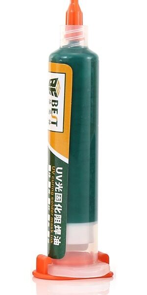 BEST PCB Repairing UV Solder mask ink BST-UVH900, 10cc, πράσινο