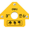 DELI μαγνητική γωνία συγκόλλησης DL-HDW25 με 45°/90°/135° γωνίες, 3", 11kg