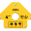 DELI μαγνητική γωνία συγκόλλησης DL-HDW50 με 45°/90°/135° γωνίες, 4", 22kg