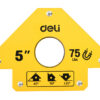 DELI μαγνητική γωνία συγκόλλησης DL-HDW75 με 45°/90°/135° γωνίες, 5", 34kg
