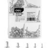DELI σετ πριτσίνια DL236906, χάλυβας άνθρακα, 2.4-6.4mm, 75τμχ