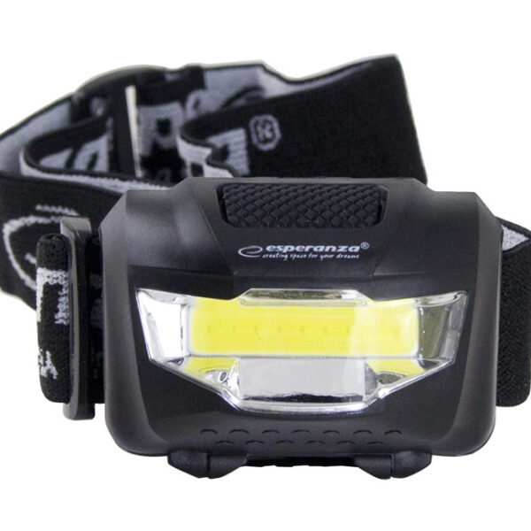 ESPERANZA φακός κεφαλής LED EOT037, 100lm, μαύρος