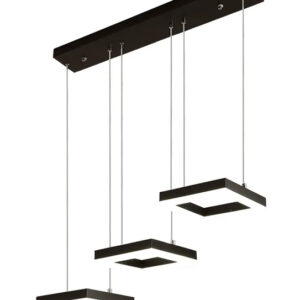 POWERTECH LED φωτιστικό οροφής HLL-0113, 18W, 4000K, 26x26x12cm, μαύρο