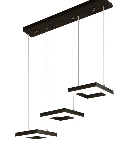 POWERTECH LED φωτιστικό οροφής HLL-0103, 35W, 4000K, 70x120cm, μαύρο