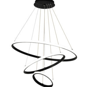POWERTECH LED φωτιστικό οροφής HLL-0113, 18W, 4000K, 26x26x12cm, μαύρο