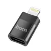 Hoco UA17 αντάπτορας Type C (female) σε Lightning 8-pin μαύρο