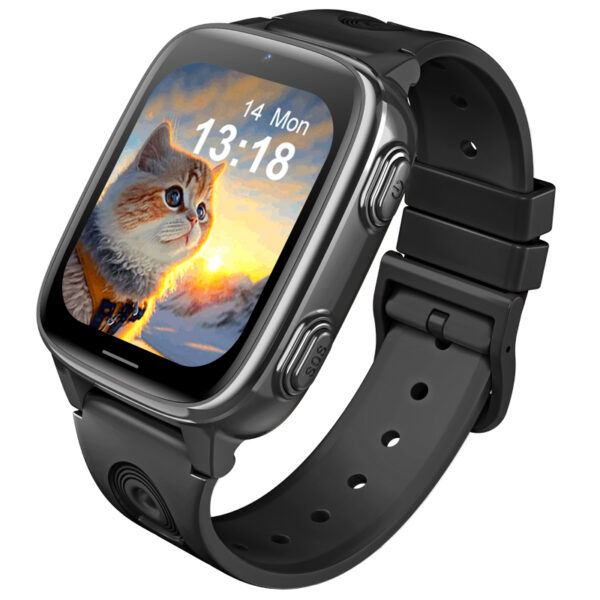 INTIME GPS smartwatch για παιδιά IT-074, 1.83", κάμερα, 4G, IPX5, μαύρο