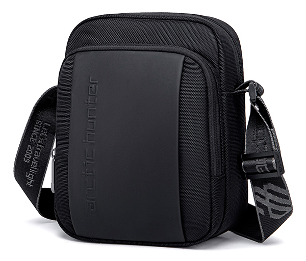 ARCTIC HUNTER τσάντα ώμου K00542, με θήκη tablet 9.7", 4L, μαύρη