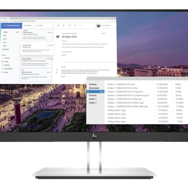 HP used οθόνη E23G4 LED IPS, 23" 1920x1080 VGA/HDMI/DisplayPort, Grade B