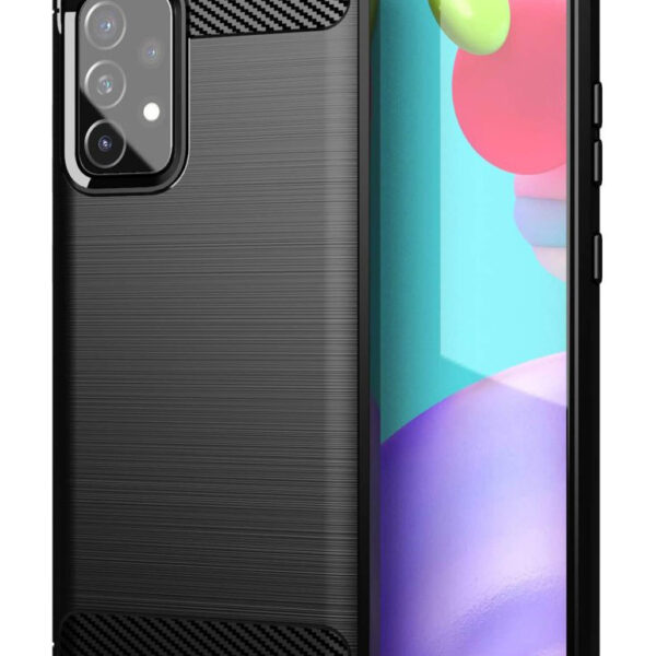 POWERTECH θήκη Carbon MOB-1622 για Samsung Galaxy A32 5G, μαύρη
