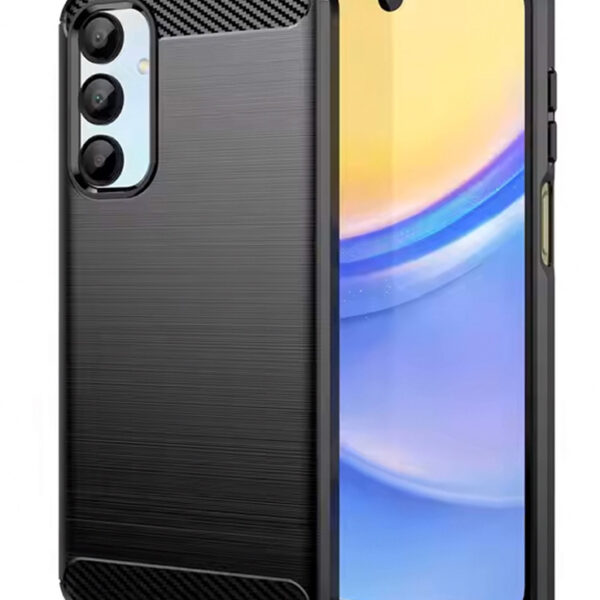 POWERTECH Θήκη Carbon MOB-2003 για Samsung A16 4G/5G, μαύρη