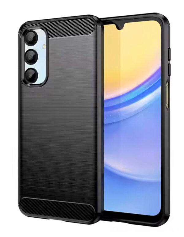 POWERTECH Θήκη Carbon MOB-2003 για Samsung A16 4G/5G, μαύρη