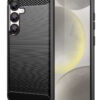 POWERTECH Θήκη Carbon MOB-2008 για Samsung S25, μαύρη