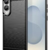 POWERTECH Θήκη Carbon MOB-2009 για Samsung S25 Edge, μαύρη