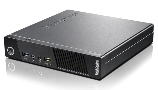 LENOVO PC ThinkCentre M73 Micro, Refurbished Grade A Repainted, i5-4570S, 8/128GB SSD, FreeDOS