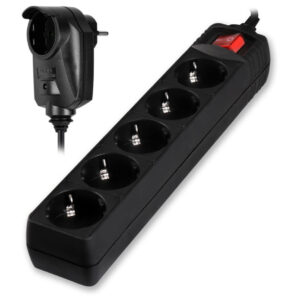 POWERTECH πολύπριζο PT-869, 5x schuko, 16A, 1.5m, λευκό