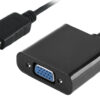 POWERTECH αντάπτορας DisplayPort σε VGA PTH-028, 1920x1200p, μαύρο