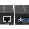 POWERTECH VGA signal extender SLOT-019 μέσω καλωδίου RJ45, 60m