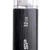 SILICON POWER USB Flash Drive Ultima U02, 32GB, USB 2.0, μαύρο
