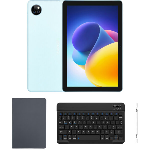 DOOGEE tablet T10W με πληκτρολόγιο/στυλό αφής/θήκη, 10.1", 4/128GB, 4G, Android 14, 8000mAh, μπλε