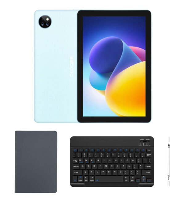DOOGEE tablet T10W με πληκτρολόγιο/στυλό αφής/θήκη, 10.1", 4/128GB, 4G, Android 14, 8000mAh, μπλε