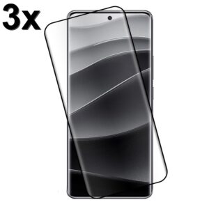 TechWave 5D Full Glue Tempered Glass for iPhone 13 Pro Max / 14 Plus black (Σετ 3 τεμαχίων - bulk)
