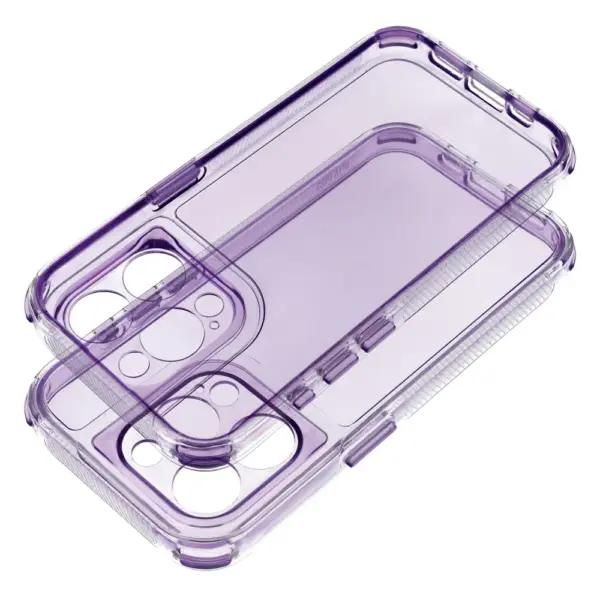 TechWave CrystalGuard case for Apple iPhone 15 violet