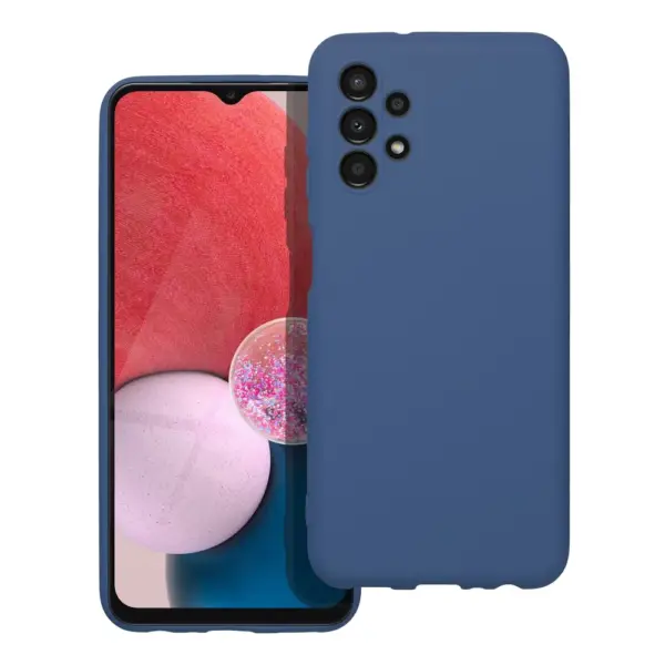 TechWave Soft Silicone case for Samsung Galaxy A13 4G navy blue