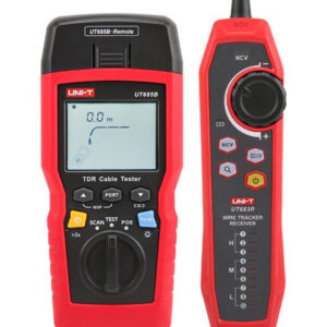 DELOCK tester καλωδίων με οθόνη 63110, RJ45, PoE, DC, γκρι