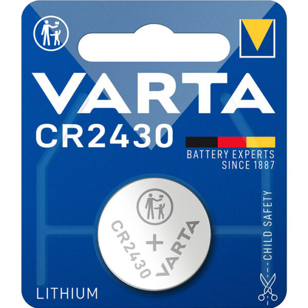 VARTA μπαταρία λιθίου CR2430, 3V, 1τμχ