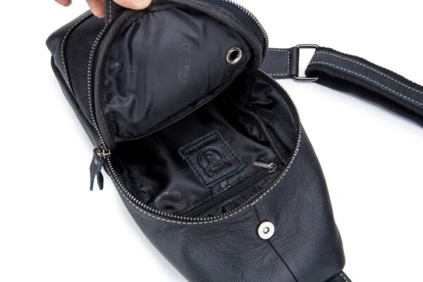 Δερμάτινο τσαντάκι body Bull Captain XB 019 μαύρο