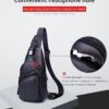 Δερμάτινο τσαντάκι body Bull Captain XB 105 μαύρο