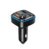 XO BCC08 FM transmitter Bluetooth, MP3, φορτιστής αυτοκινήτου 3,1A, μαύρο