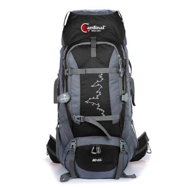 Σακίδιο πλάτης ορειβατικό Ταξιδιού Cardinal 630 80+5 L  μαύρο