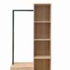 Έπιπλο εισόδου Erdeco pakoworld mdf σε φυσική απόχρωση 80x40x150εκ