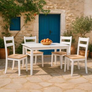 Καναπές 3θέσιος PWF-0579 pakoworld τύπου Chesterfield ύφασμα μπλε 237x90x73εκ