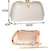 Τσάντα φάκελος clutch CK-6056 - Χρυσό