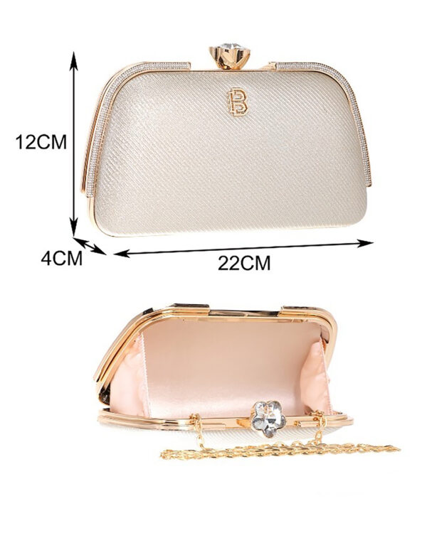 Τσάντα φάκελος clutch CK-6056 - Χρυσό