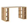 Γραφείο Colmar pakoworld σε oak απόχρωση 140x60x75εκ