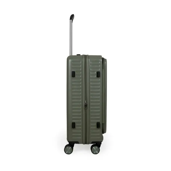 Βαλίτσα μεγάλη με ρόδες Newcom (ABS+PC) N1605/70 green