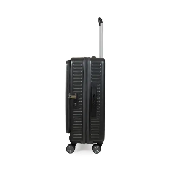 Βαλίτσες σετ Newcom (ABS+PC) μικρή μεσαία N1605 dark grey