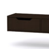 Κονσόλα-τουαλέτα Alberto pakoworld κρεμαστή wenge 100x32.5x22εκ