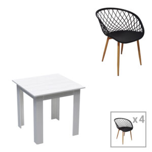 Κρεβάτι Nevil pakoworld 100x200 PU χρώμα μαύρο ματ