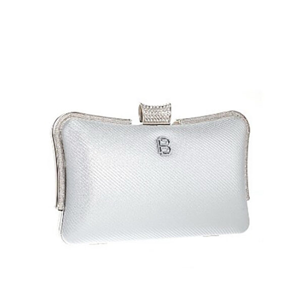 Τσάντα φάκελος clutch CK-6055 - Ασημί