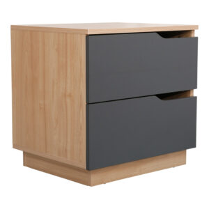 Βιβλιοθήκη Bookel pakoworld σε sonoma απόχρωση 59.6x27.5x60.4εκ