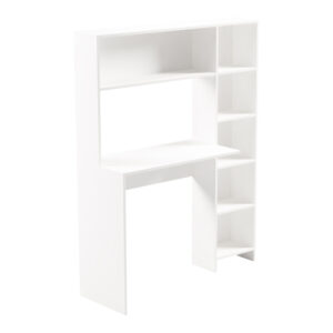 Γραφείο με βιβλιοθήκη Janson pakoworld σε oak απόχρωση 113.2x40x141.8εκ