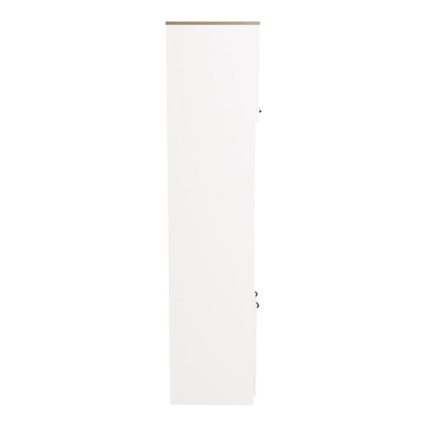 Ντουλάπα κουζίνας Rowan pakoworld σε λευκή-sonoma απόχρωση 60x42x182εκ