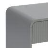 Κομοδίνο Zeplen pakoworld MDF σε γκρι απόχρωση 40x40x53εκ